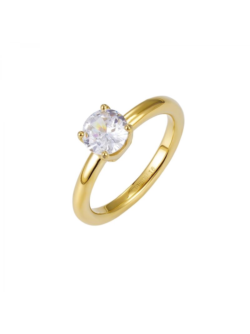 STELLA SOLITAIRE RING GOLD