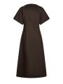 Illana Poplin Dress Chocolate