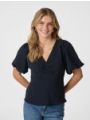 Irina Structure Blouse Navy