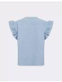LR-Lennon 2 Top Blue Cotton