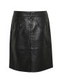CUberta Leather Skirt