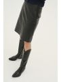 CUberta Leather Skirt