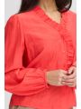Irthora SH Blouse Poinsettia