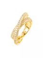 Donna twist ring gold