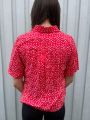 Iryrsa SS Blouse Poinsettia