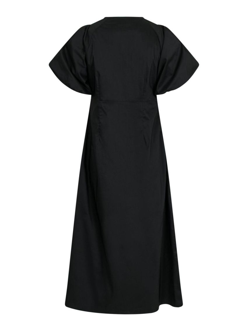 Illana Poplin Dress Black