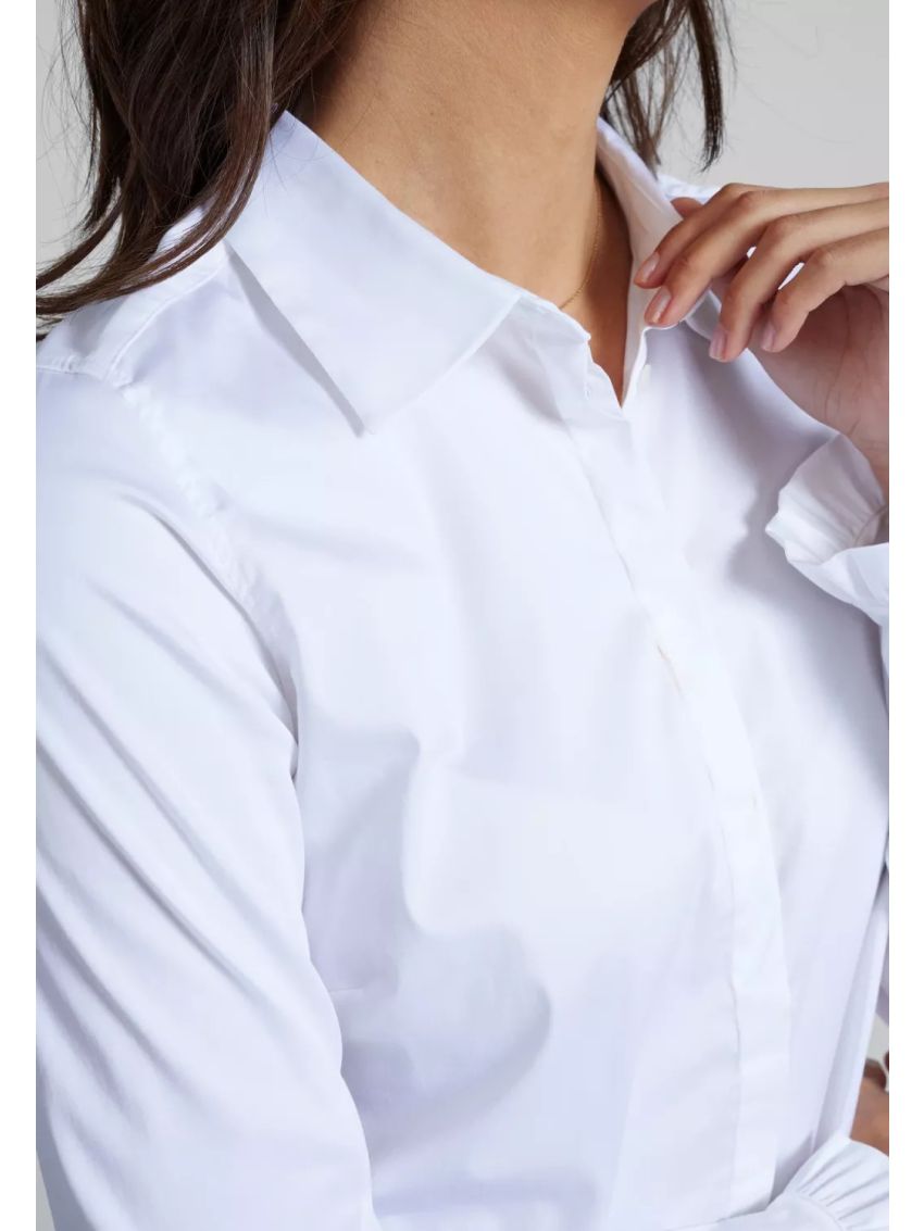 Mattie Flip Shirt White