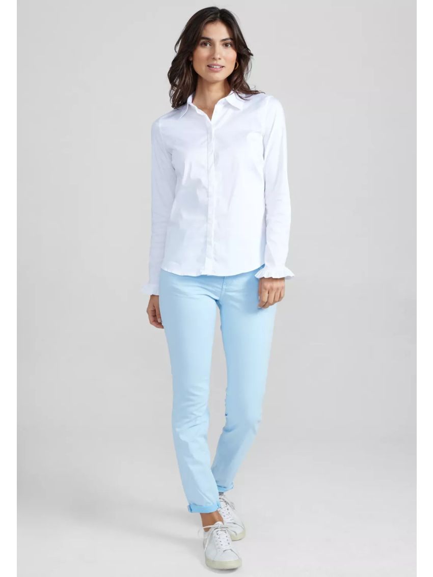 Mattie Flip Shirt White