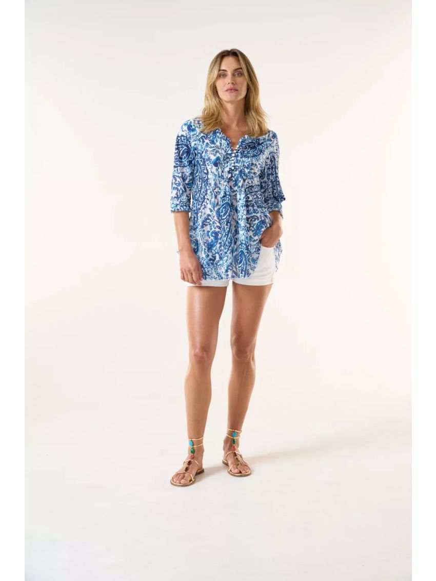 Hydra Poppy Top Navy