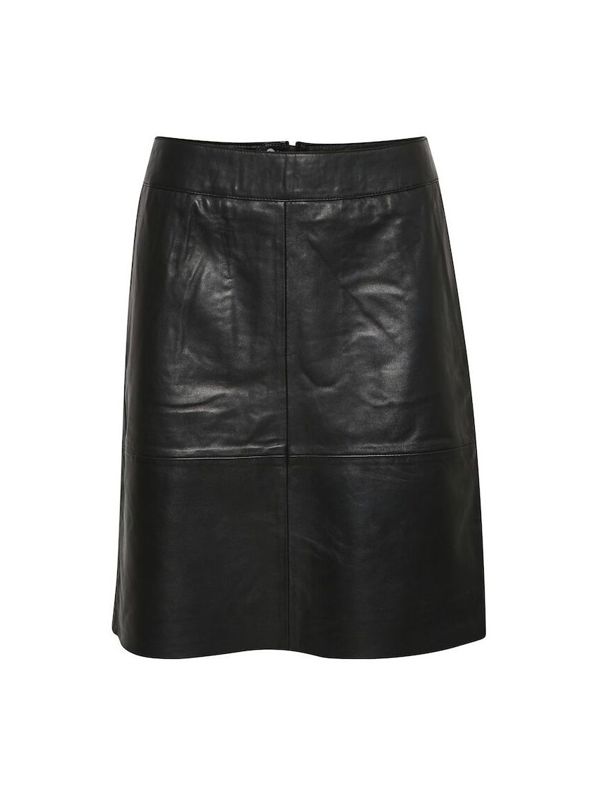 CUberta Leather Skirt