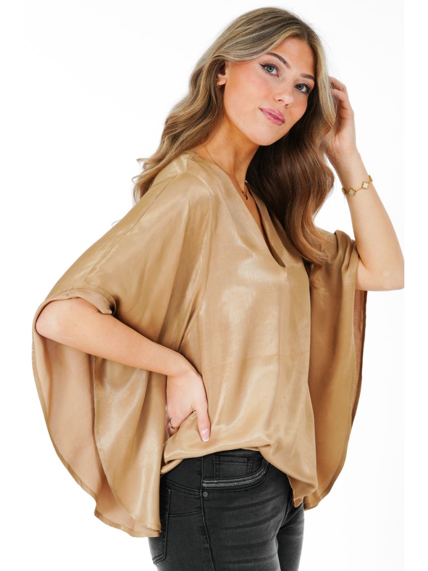 Brie Blouse Amber Gold