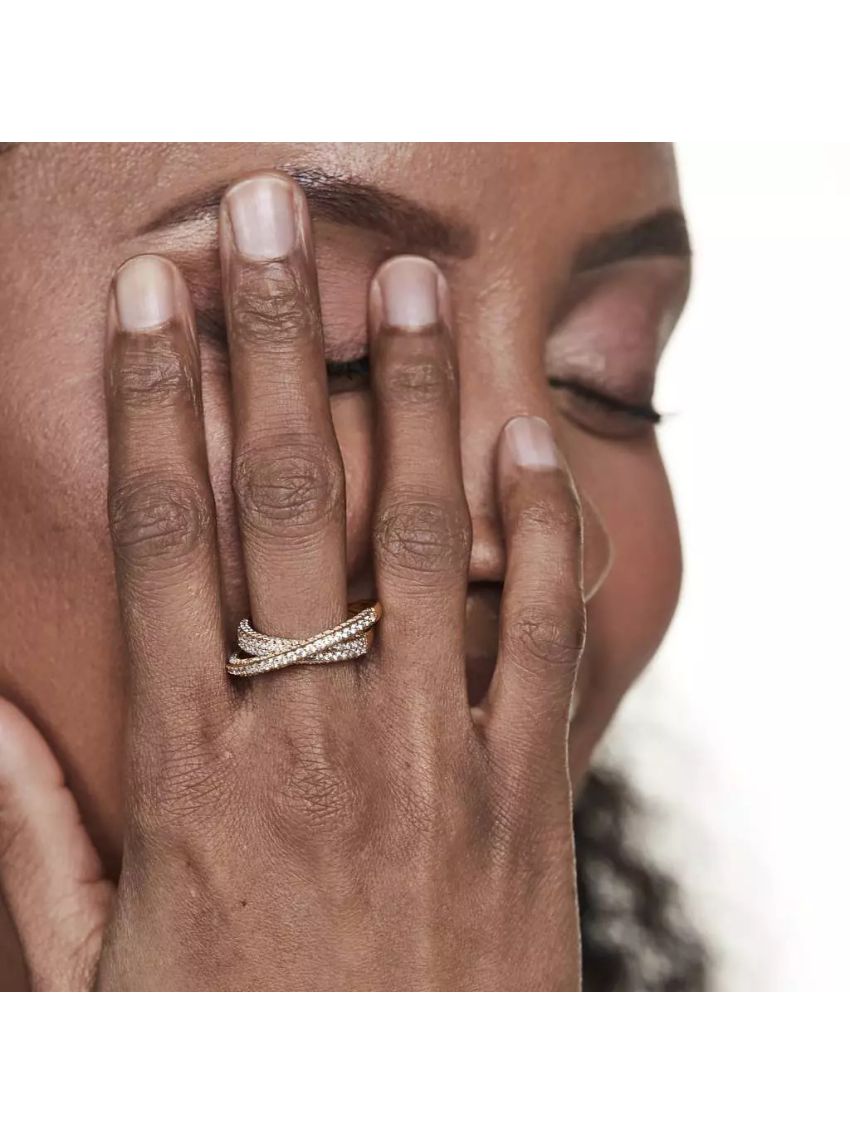 Donna twist ring gold