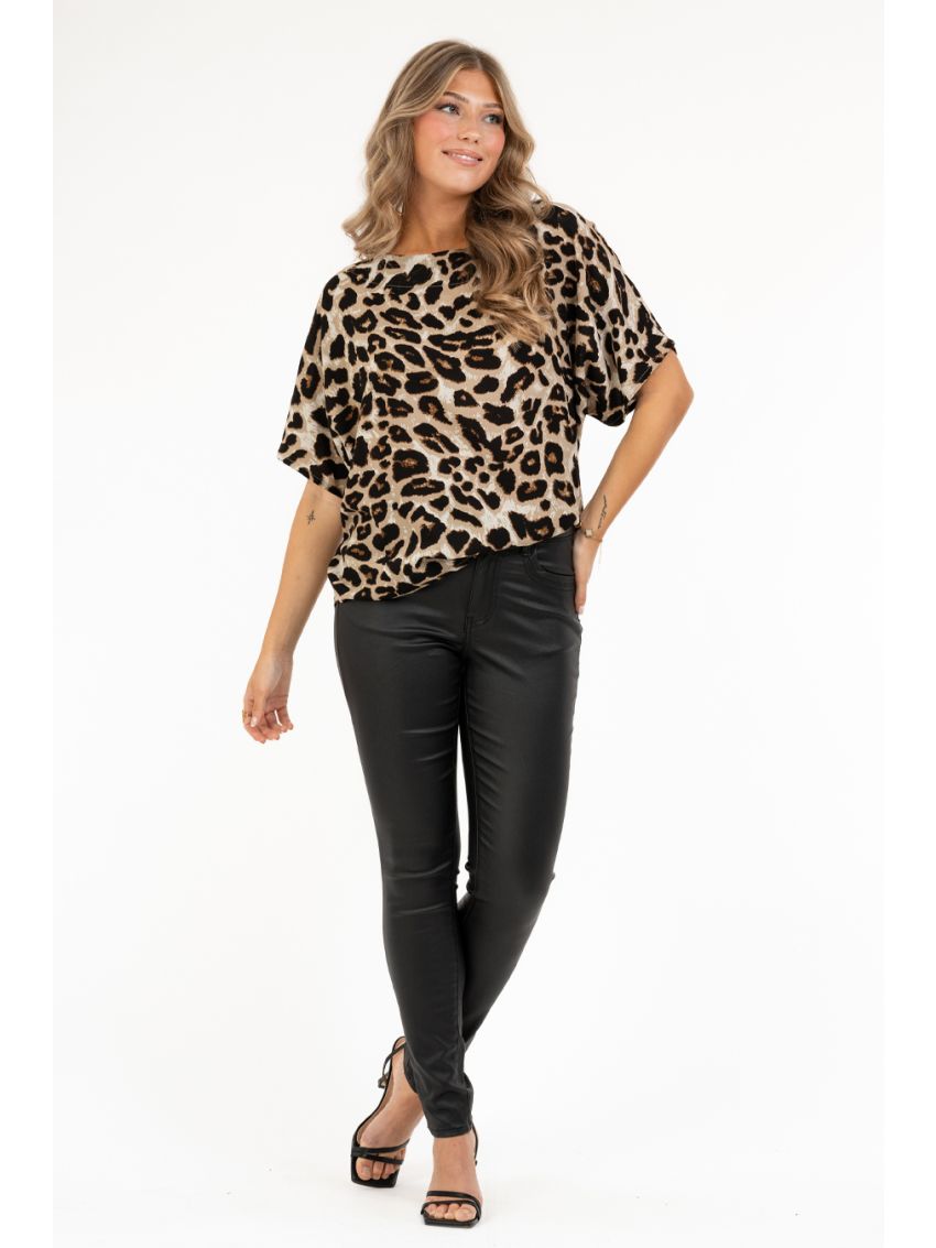 Robyn Blouse Desert Sand- Black